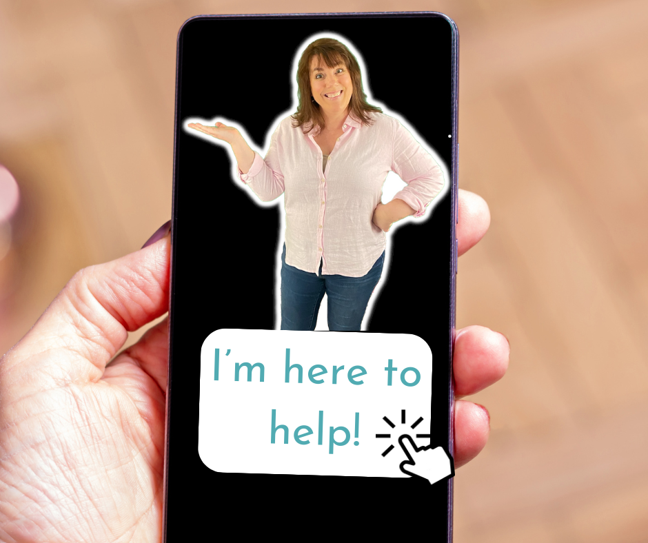 Photo of Kristi on mobile phone